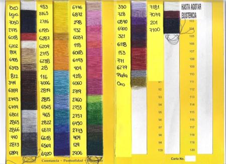 Carta de Colores